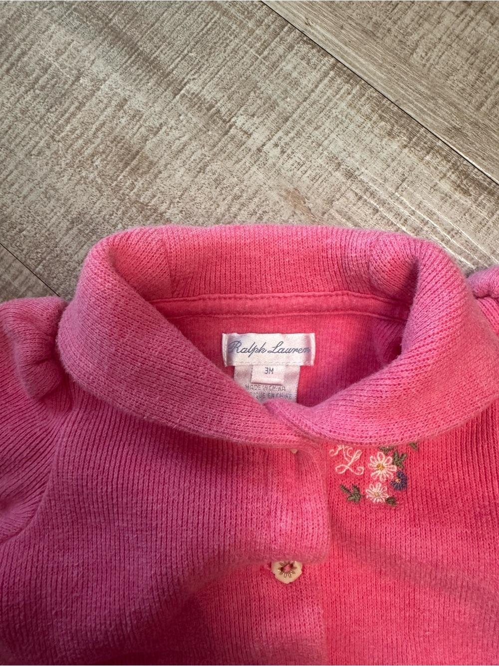 Ralph lauren Pink Baby One-Piece Romper - Picture 3 of 3